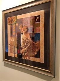 Limited edition Sabzi lithograph, "Wedding Invitation 2000," signed and numbered