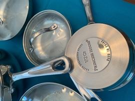 Princess House stainless cookware set