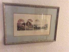 Paul Cloutier Embossed Etching Signed 
260 of 500