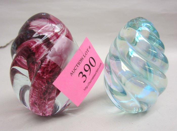 art glass paperweights