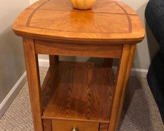 End table with hidden storage...