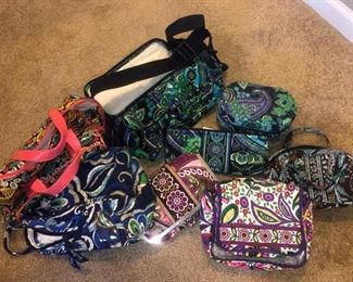 Vera Bradley cosmetic bags, purses and more......