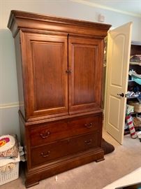 #3 cabinet thomasville TV armorie with 4 drawers and 2 doors 42x22x73 $125.00