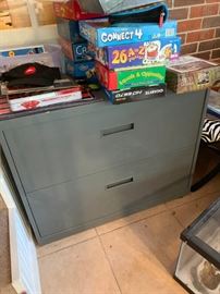 #28 2 drawer lateral file cabinet 36x18x27 $30.00