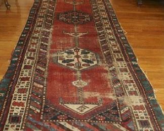 12'2" X 3'4"  WONDERFUL ANTIQUE RUNNER 
