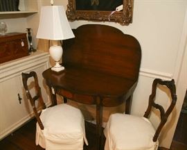 Mahogany Game Table