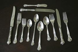 90+ pc."Chantilly" by Gorham, service for 12 +