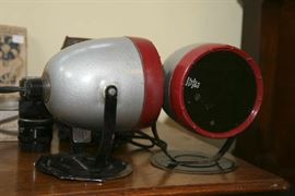 Safe Lights from photographic darkroom, would be fun for a child's room/play area