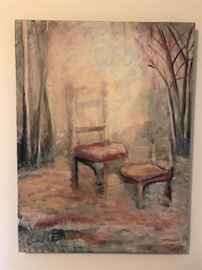 Large decorative painting