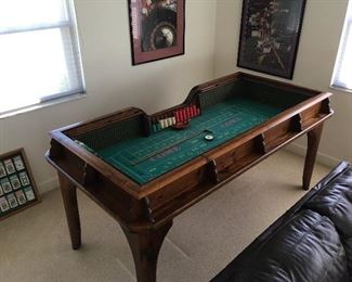 Full view Craps table