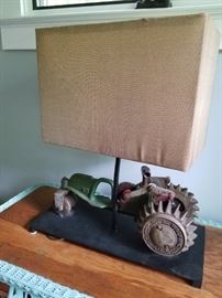 Vintage Sprinkler Made Into Lamp