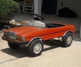 Vintage Mercedes pedal car