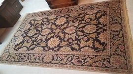 Black Karastan Wool Rug