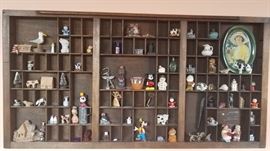 Printers Tray with Miniature Figures