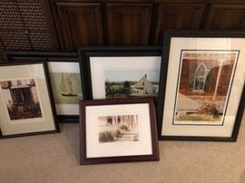 Shakespeare House and Set of 4 Jeter Prints