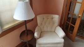 Small Chair and Lamp Table