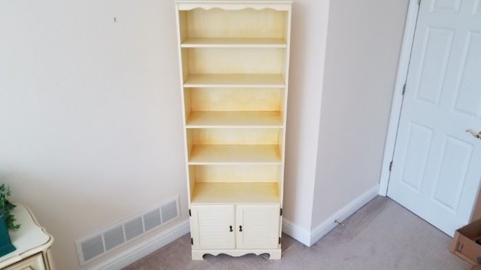 Tall Yellow Bookcase