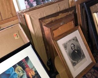 Stone lithos, original paintings, maps, photos