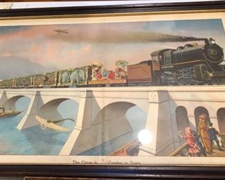 Vintage circus poster 