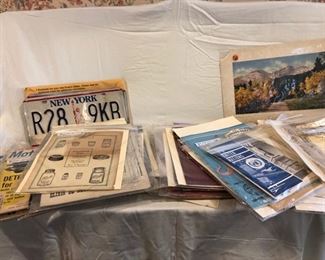 Lots of paper ephemera