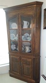 Beautiful Ethan Allen Corner cabinet.