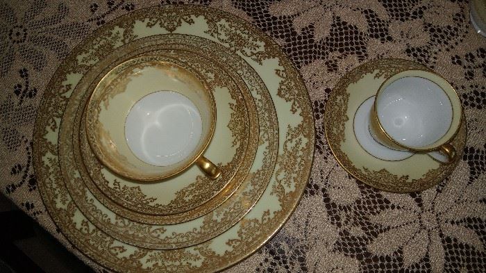 Place setting for eight.