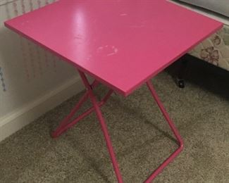 Pink Side Table