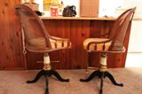 Swivel bar stools