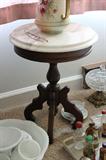 Antique marble top table