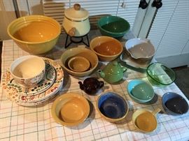 Vintage mixing bowls, Pyrex