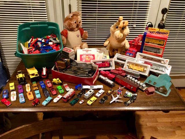 Toys from the 80's and 90's - could be some treasures in there!