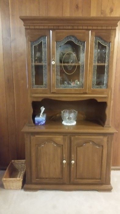 small 2 piece china cabinet STILL AVAILABLE
