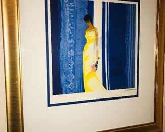 EMILE BELLET SIGNED LITHOGRAPH
