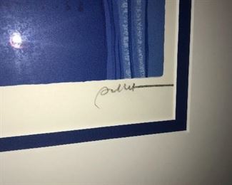 EMILE BELLET SIGNED LITHOGRAPH
