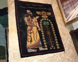 PHENOMENAL HAND-WOVEN LAMB WOOL ERBIL CARPETS / RUGS FROM IRAQ