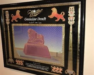 MILLER BEER SIGN