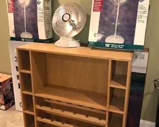 LARGE WOODEN WINE RACK / BAR