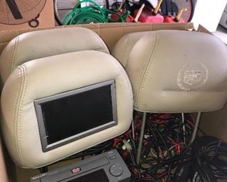 CADILLAC HEADREST MONITORS TVS