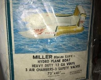 MILLER HIGH LIFE HYDROPLANE BOAT FLOAT