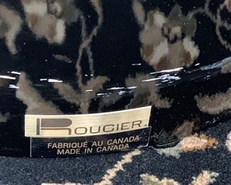 POSTMODERN / CONTEMPORARY ARTICULATING 3 TIER COFFEE TABLE BY ROUGIER