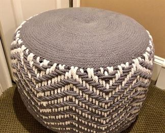Macrame hassock