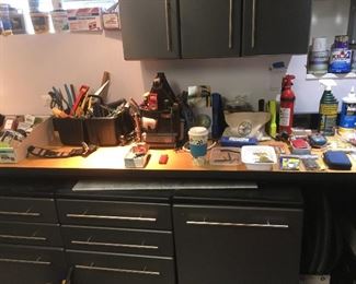 tools (cabinets not for sale)