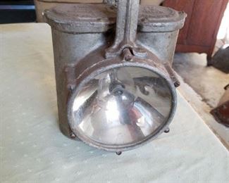 antique Harris Bros. Portable Electric Lantern, model No. 6