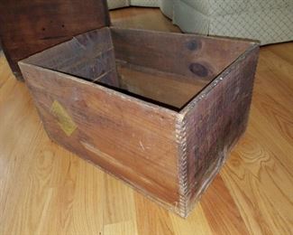 antique match crate