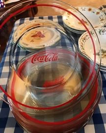 Coca-Cola Glass plates