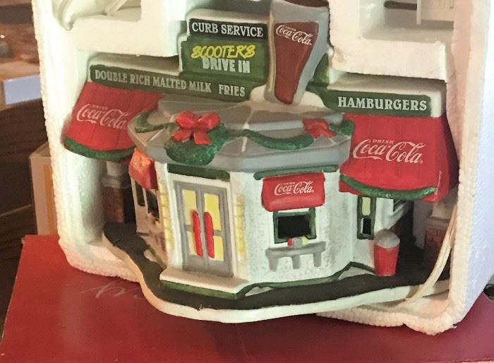 Coca-cola lighted holiday house