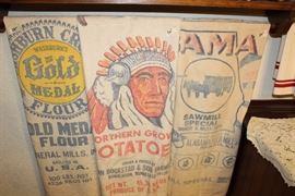 potato and flour sacks