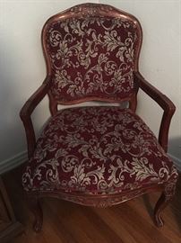 Gorgeous Ornate Upholstered  Accent Chair