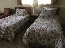 2 Matching Mid Century  Twin Beds
    By Heywood Wakefield