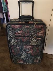 Vintage Tapestry Luggage